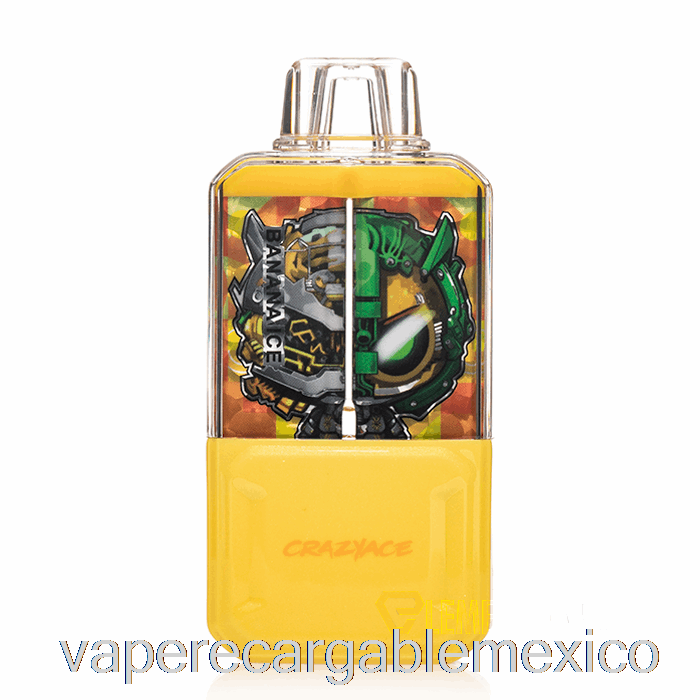 Vape Recargable Crazyace B15000 Desechable Plátano Hielo
